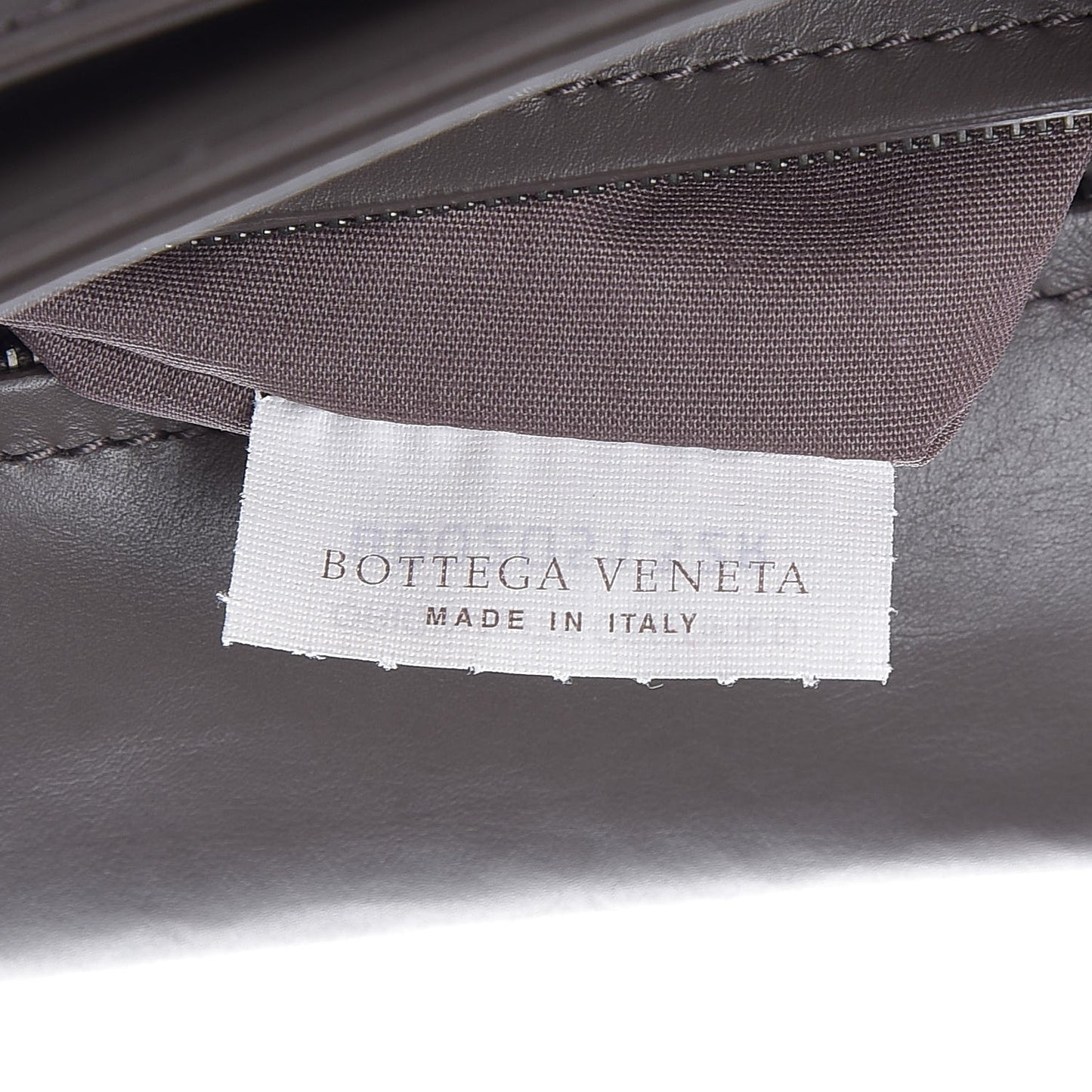 Light Calf Intrecciato Briefcase Steel