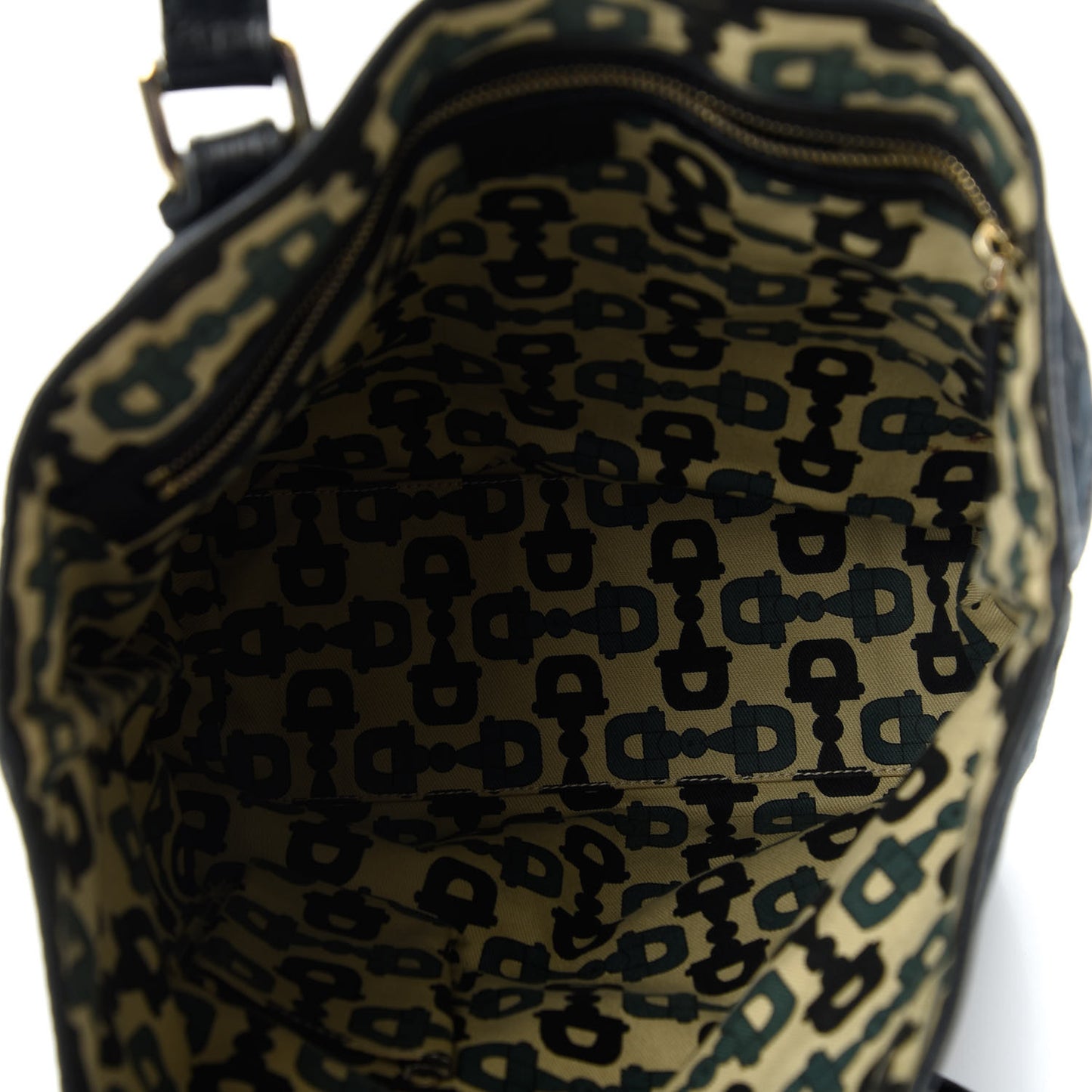 Monogram Web Jolicoeur Vertical Shopping Tote Black