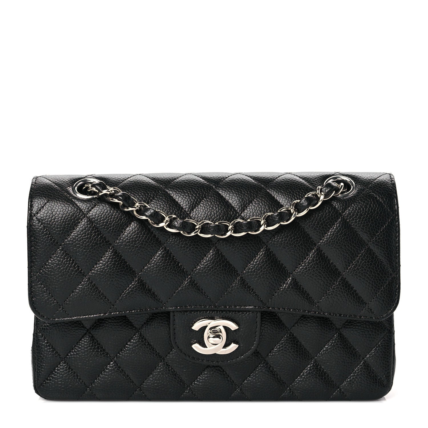 Chanel Caviar Quilted Small Double Flap Black 1 of 9