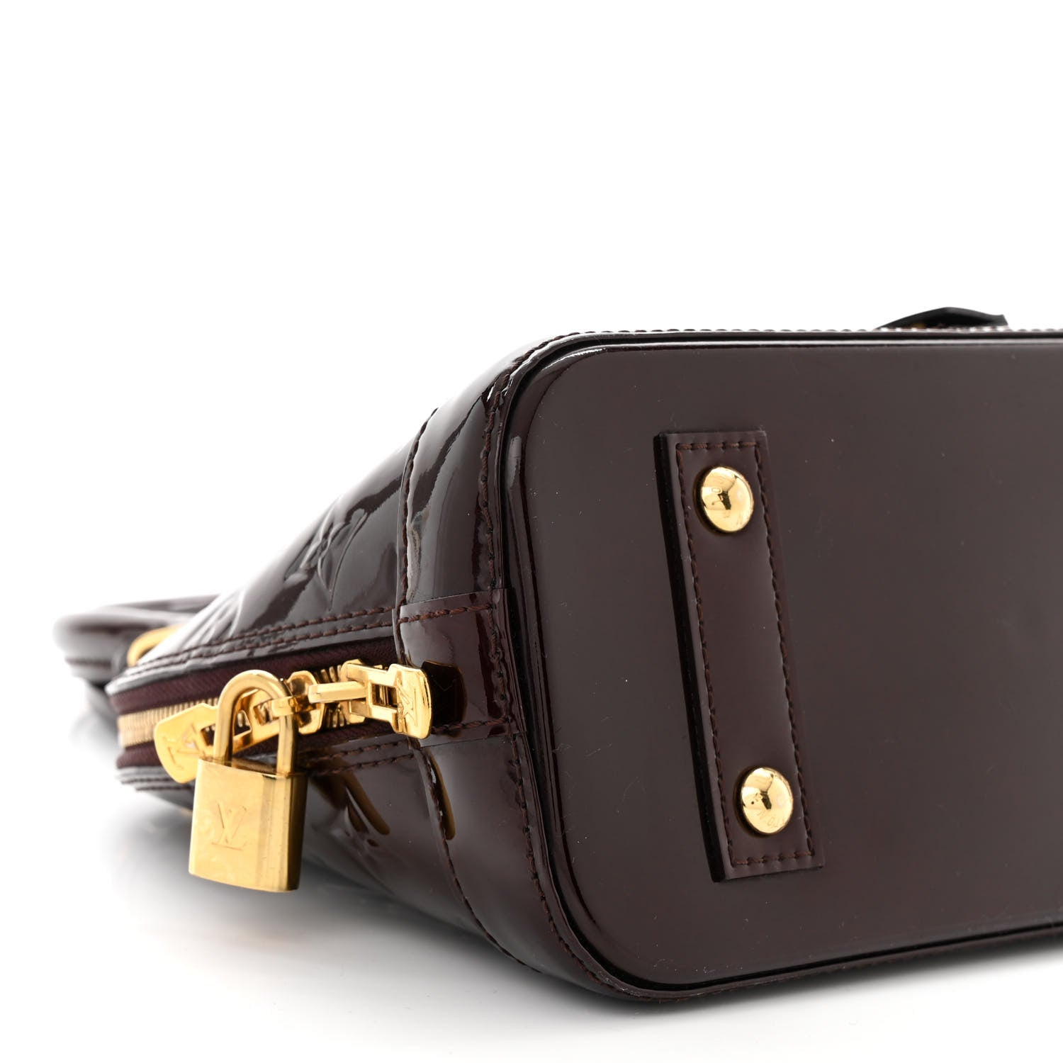 Louis Vuitton Vernis Alma BB Amarante 9 of 10