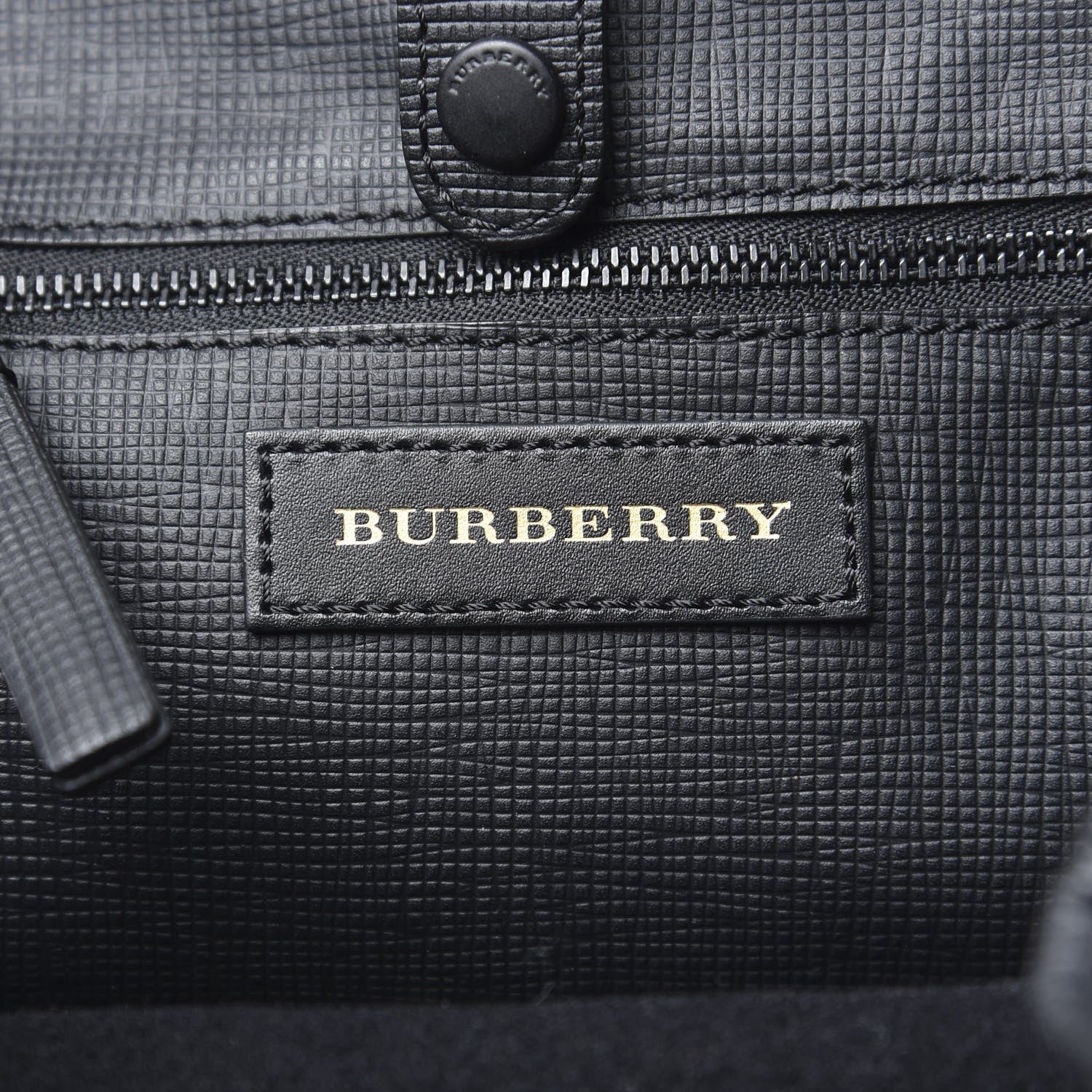 Burberry Wool Check Duffle Rucksack Backpack Indigo Blue 5 of 7