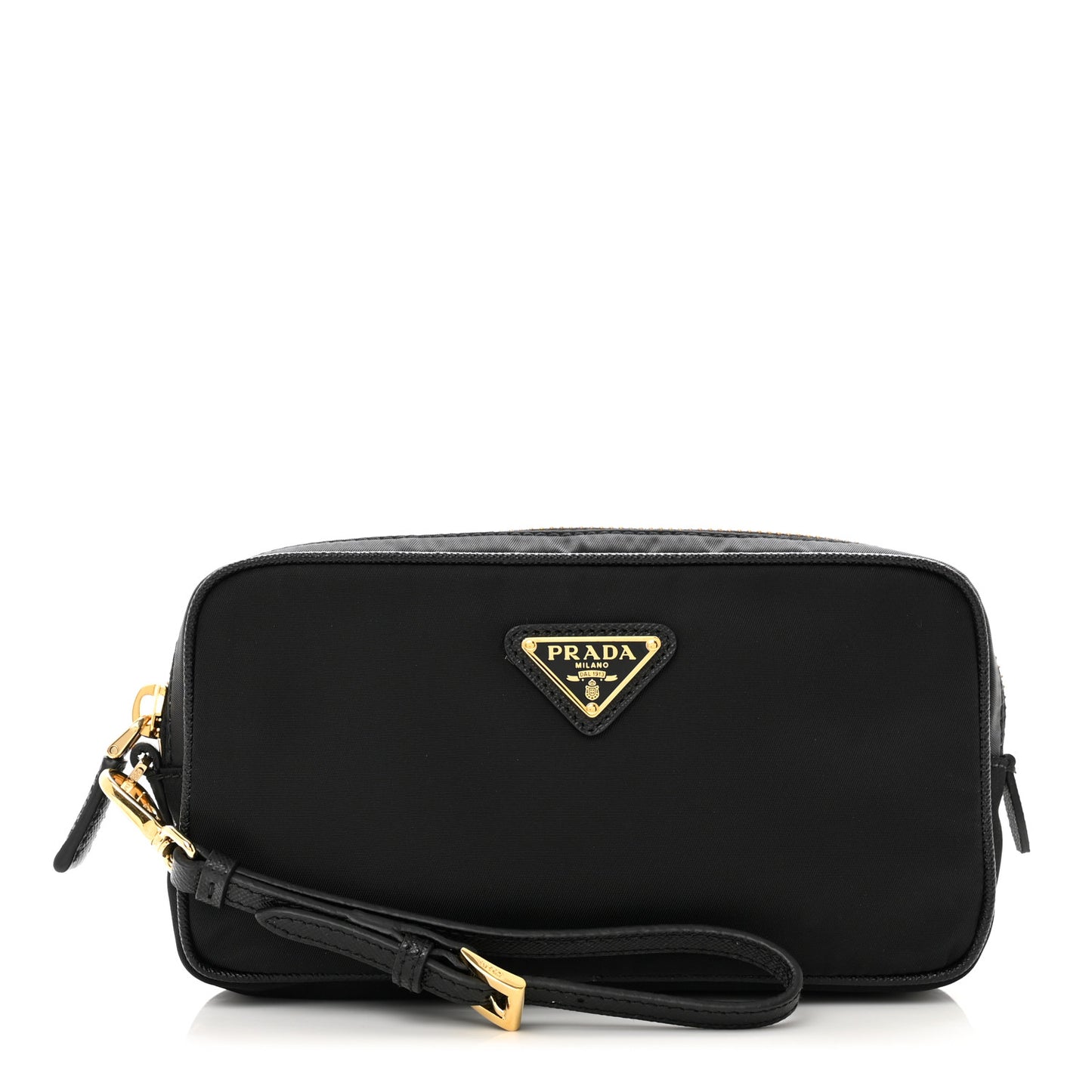 Tessuto Nylon Saffiano Re-Edition 1978 Pouch Black
