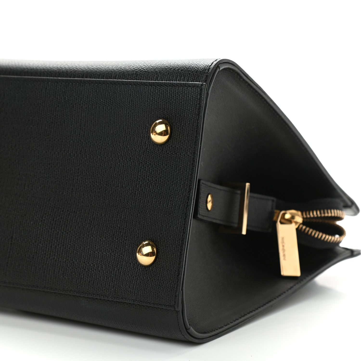 Saint Laurent Textured Calfskin Small Classic Y Cabas Black 10 of 11