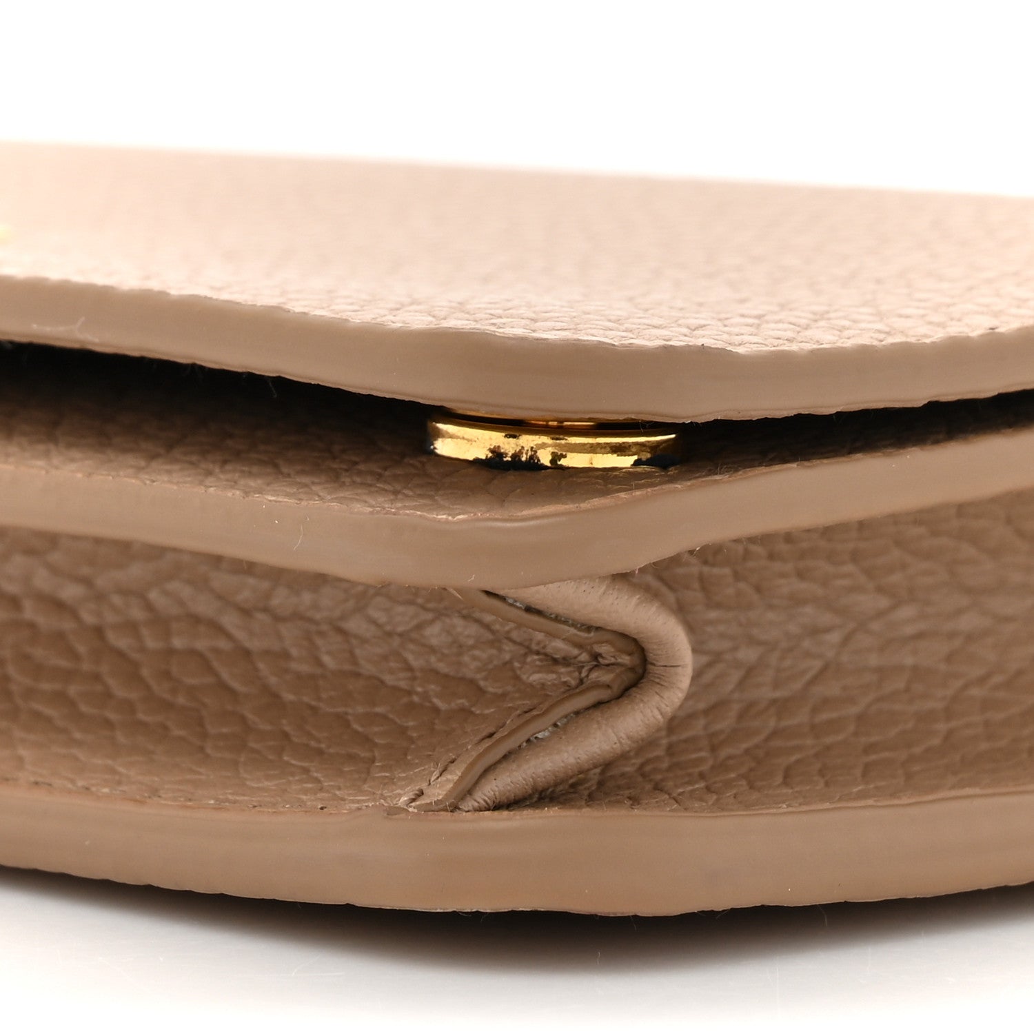 Prada Vitello Daino Metal Chain Wallet Cammeo 9 of 16