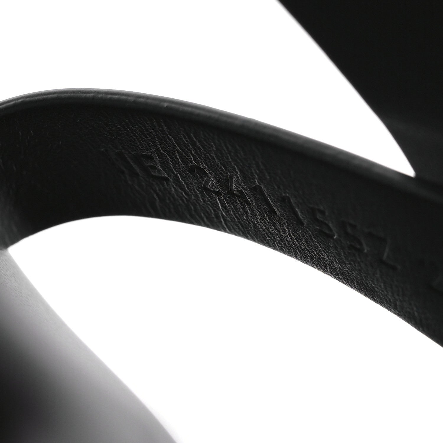 Hermes Calfskin Womens Ines Sandals 39 Black 8 of 9