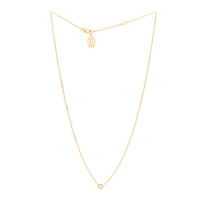 Cartier 18K Yellow Gold Diamond SM D'Amour Pendant Necklace 5 of 7