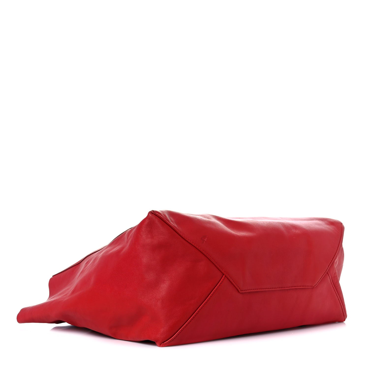 Celine Lambskin Horizontal Cabas Magenta 4 of 23