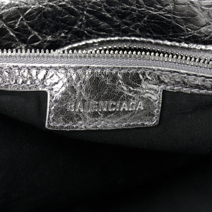 Balenciaga Metallic Agneau Arena Neo Cagole City Silver 6 of 12