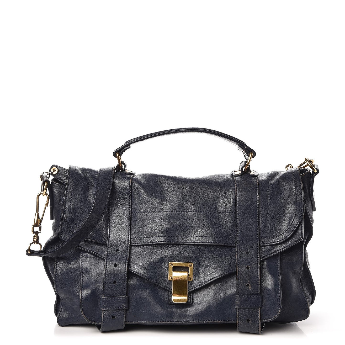 Lambskin Medium PS1 Satchel Midnight