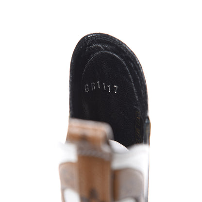 Louis Vuitton Calfskin Reverse Monogram Fireball Ankle Boots 39 White 7 of 10