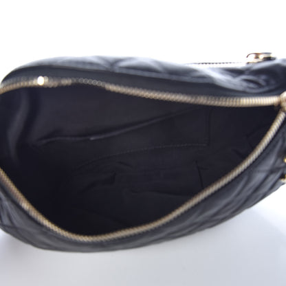 Chanel Calfskin Quilted Banane Waist Bag Fanny Pack Black 7 of 9