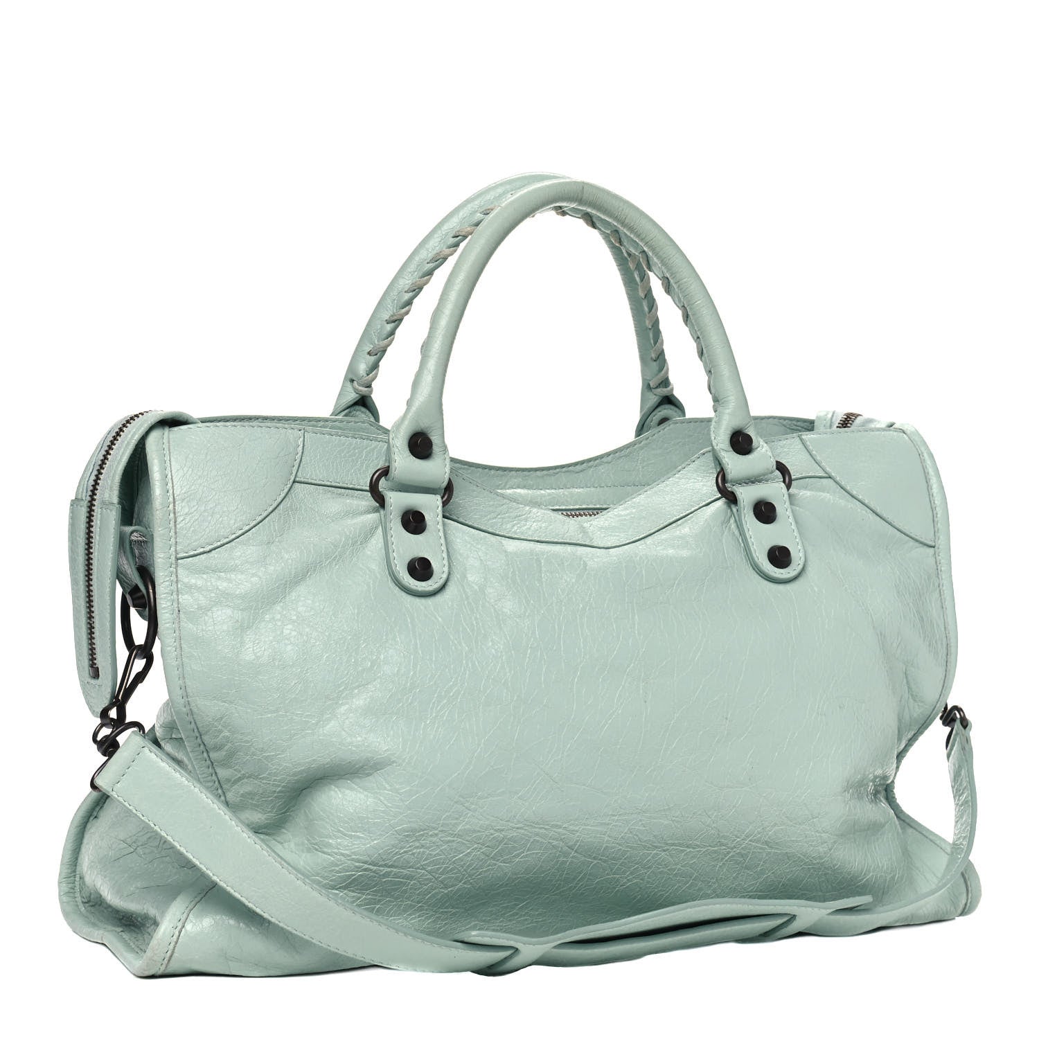 Balenciaga Agneau Classic Hardware City Vert Jade 2 of 14