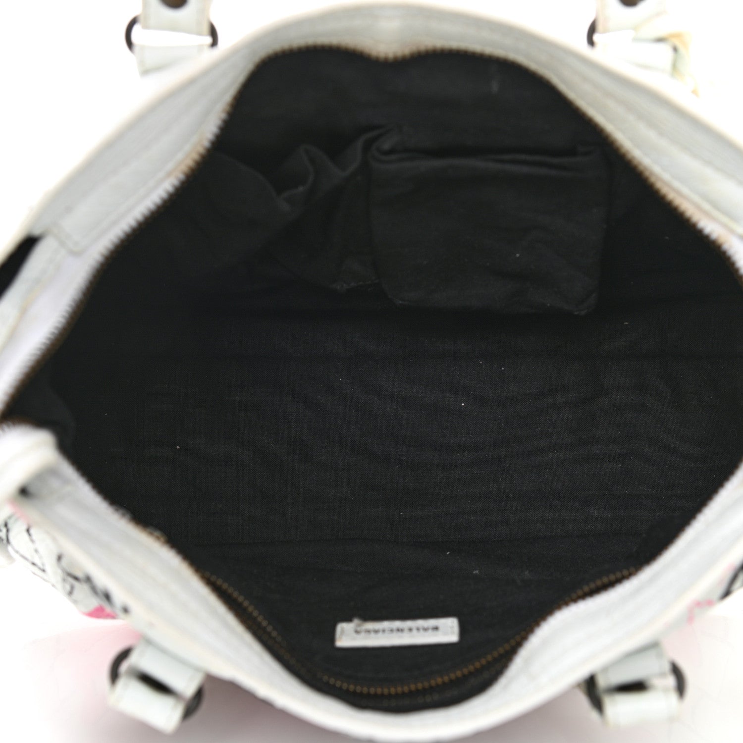 Balenciaga Agneau Graffiti All Over Classic Hardware S City White Multicolor 5 of 20