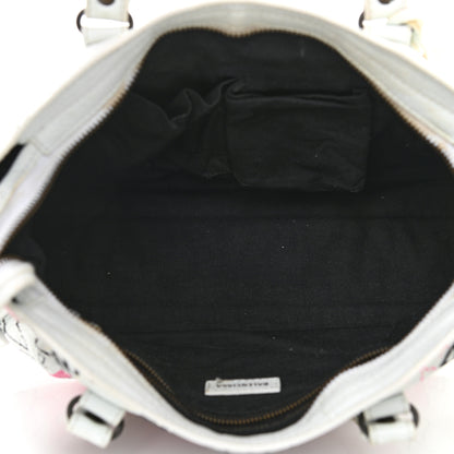 Balenciaga Agneau Graffiti All Over Classic Hardware S City White Multicolor 5 of 20