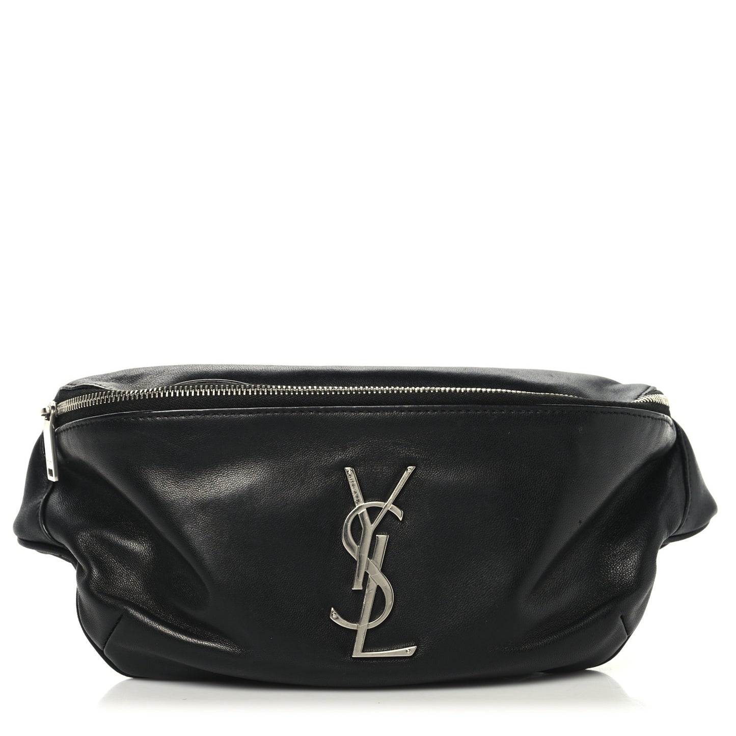 Lambskin Monogram Belt Bag Black