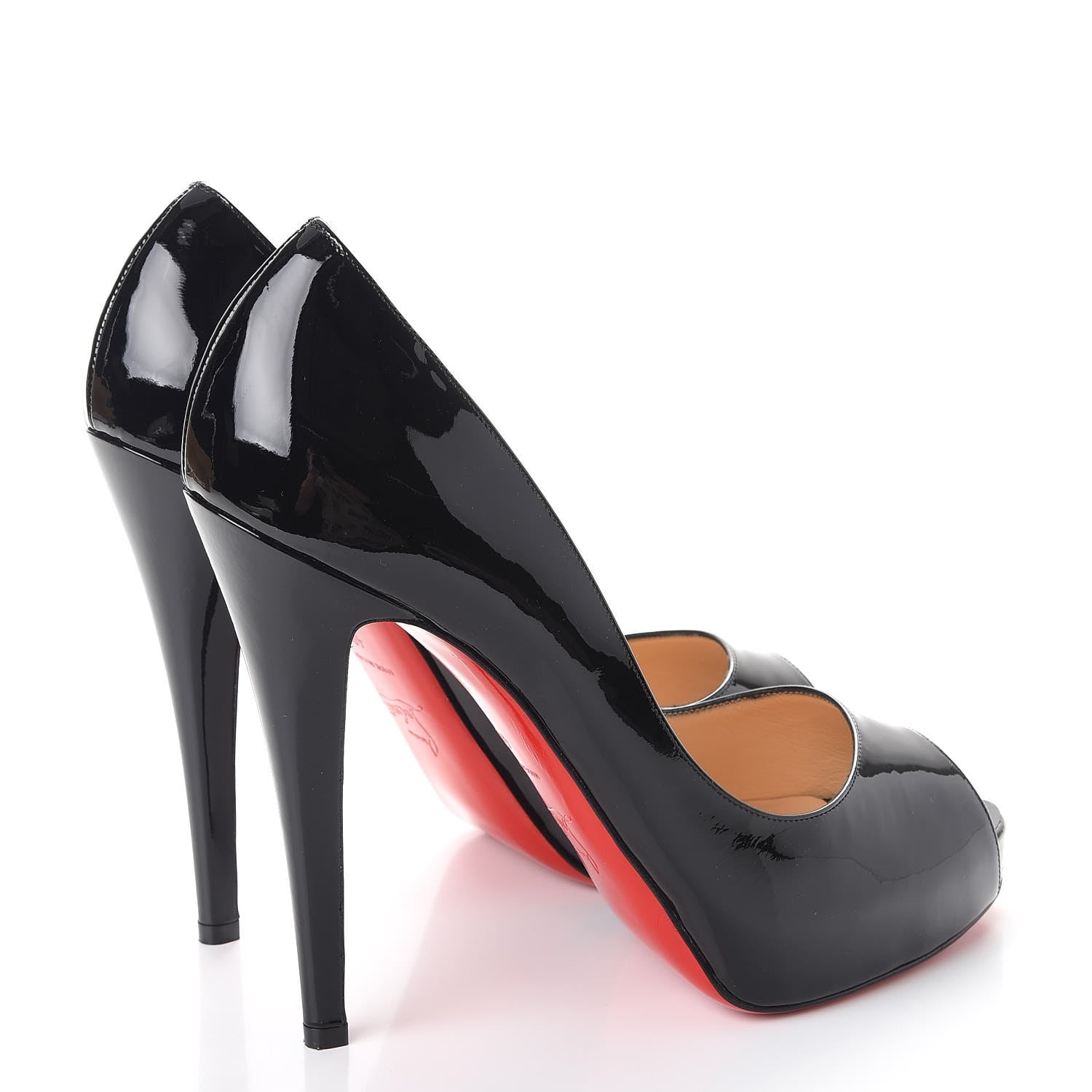 Christian Louboutin Patent Very Prive 120 Pumps 40 Black 4 of 10