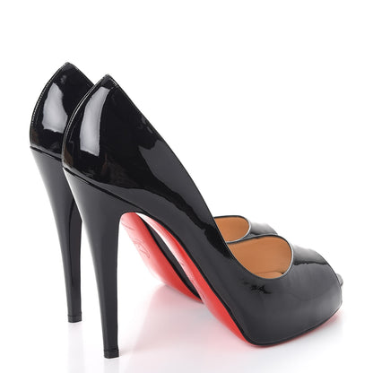 Christian Louboutin Patent Very Prive 120 Pumps 40 Black 4 of 10