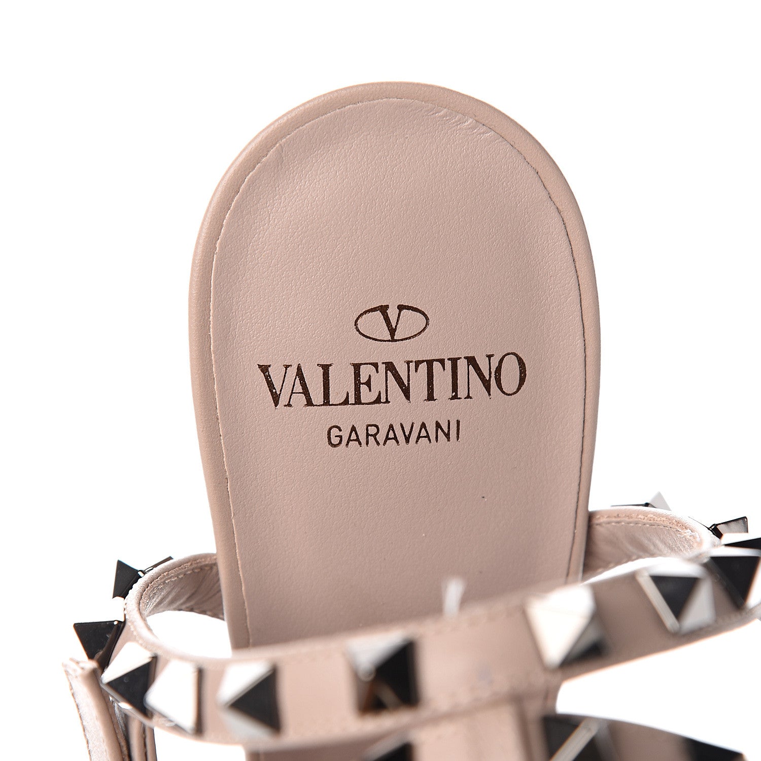 Valentino Garavani X UNDERCOVER Calfskin Rockstud Ankle Strap 65mm Pumps 37.5 Poudre 7 of 9