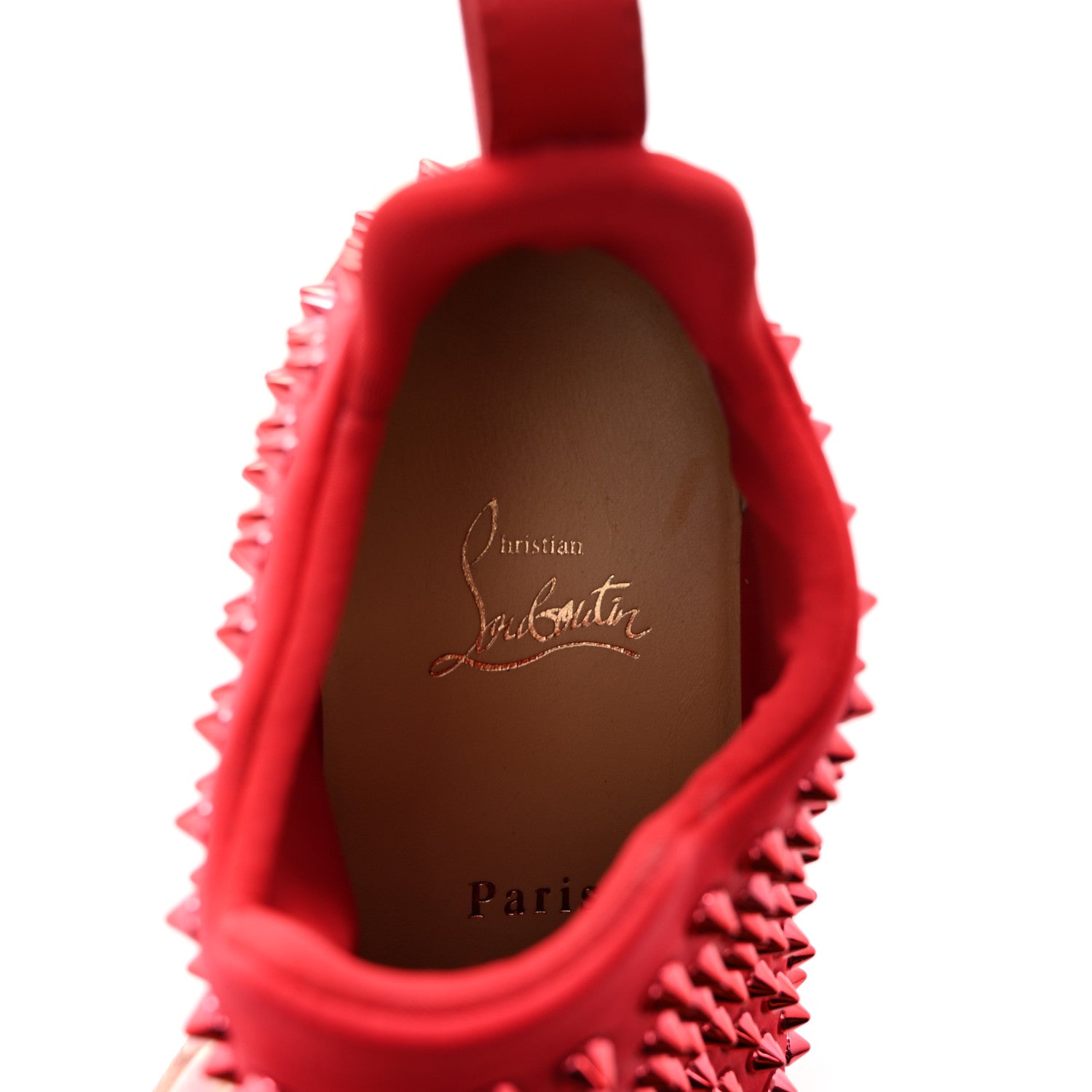 Christian Louboutin Neoprene Spike Sock Donna Flat Sneakers 39.5 Loubi 7 of 13