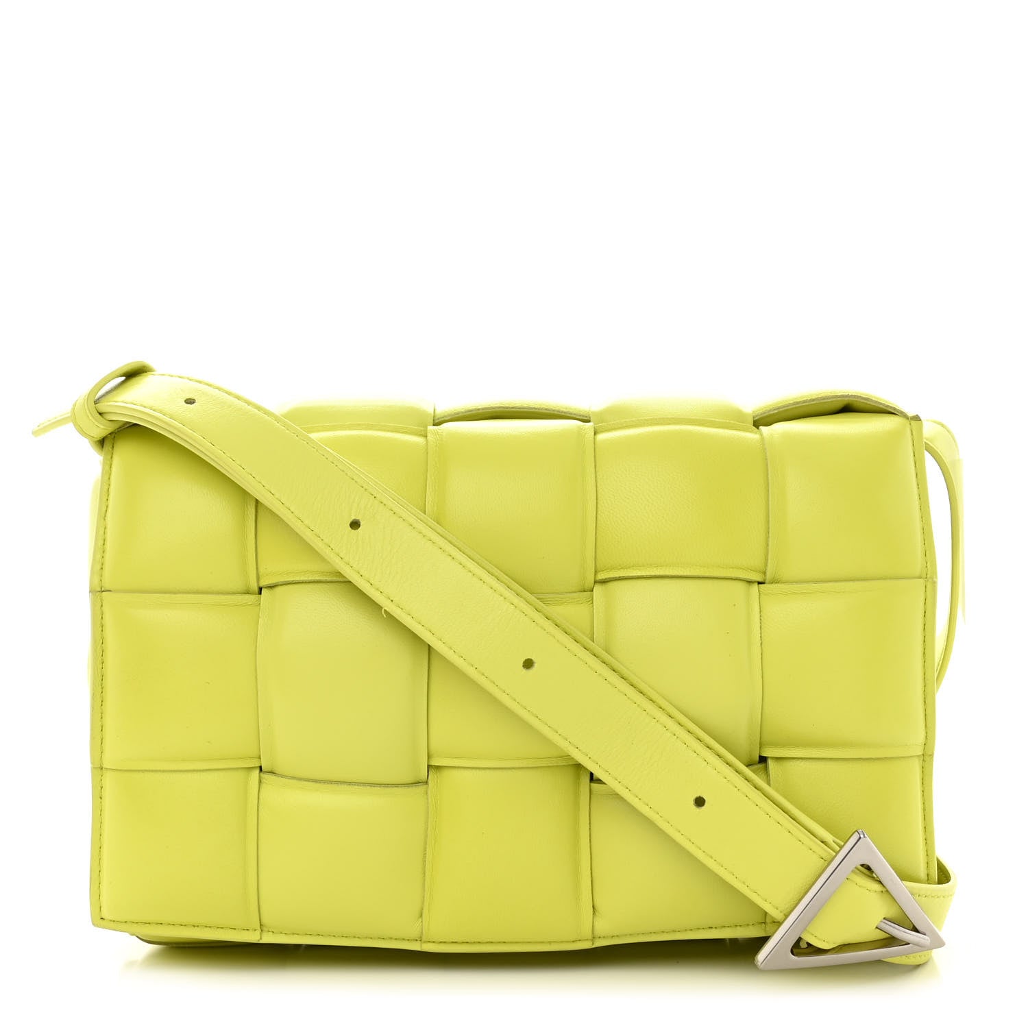 Bottega Veneta Nappa Maxi Intreccio Padded Cassette Crossbody Bag Kiwi 1 of 10