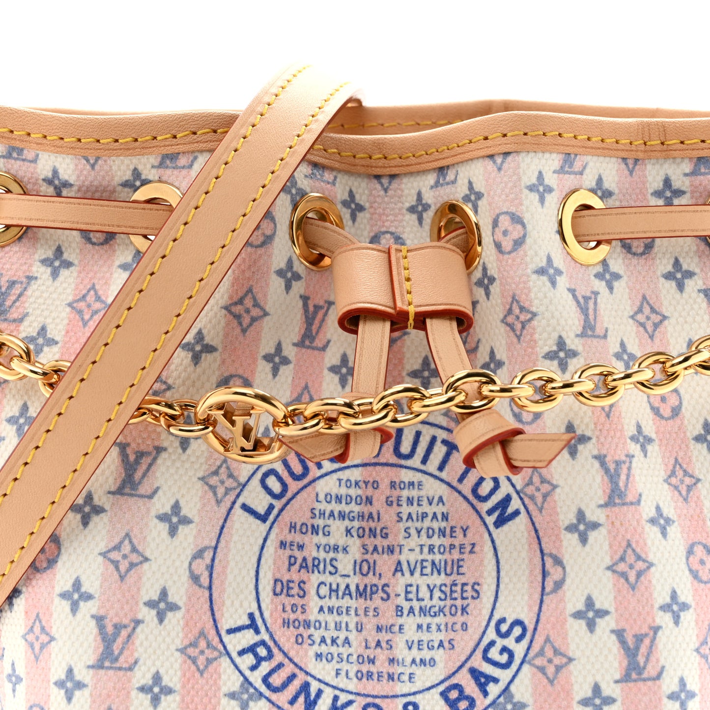 Minigram LV Stamp Nano Noe Blue