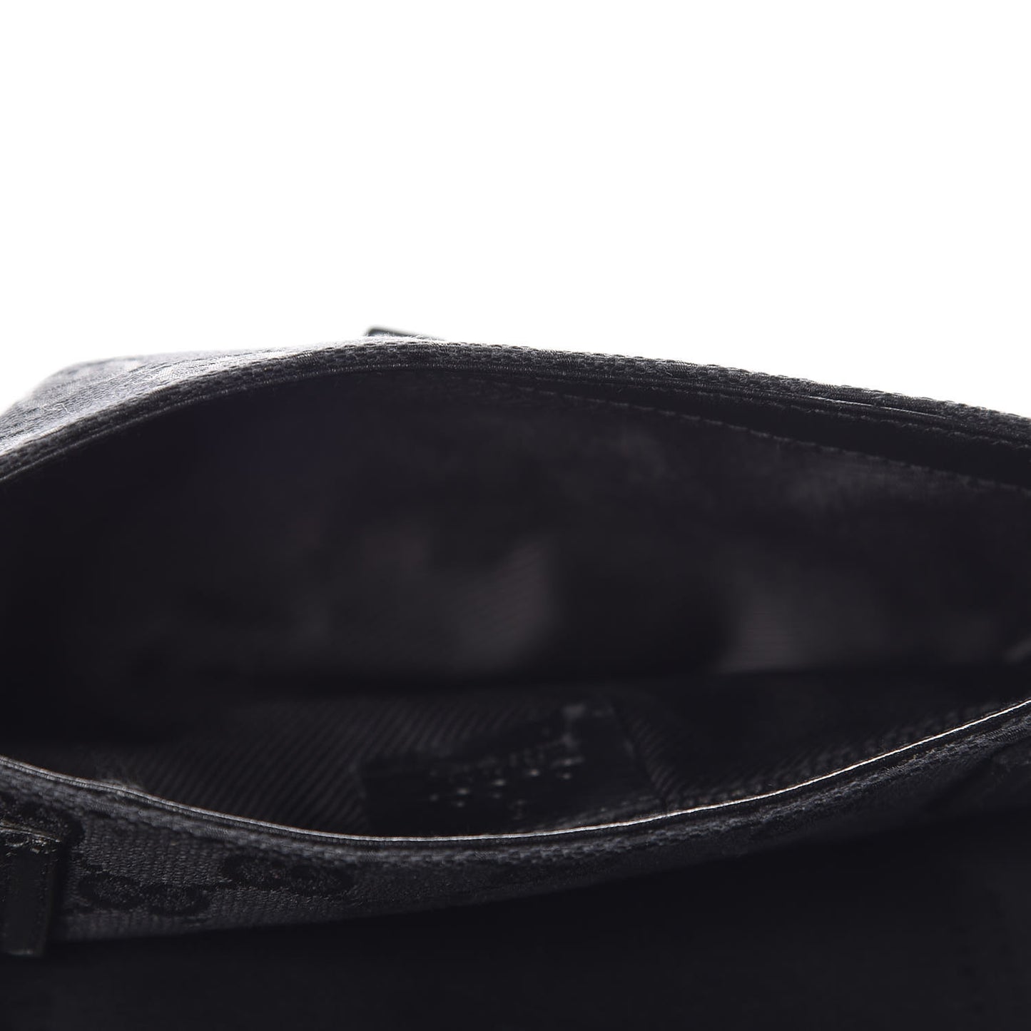 GG Monogram Web Flight Belt Bag Black