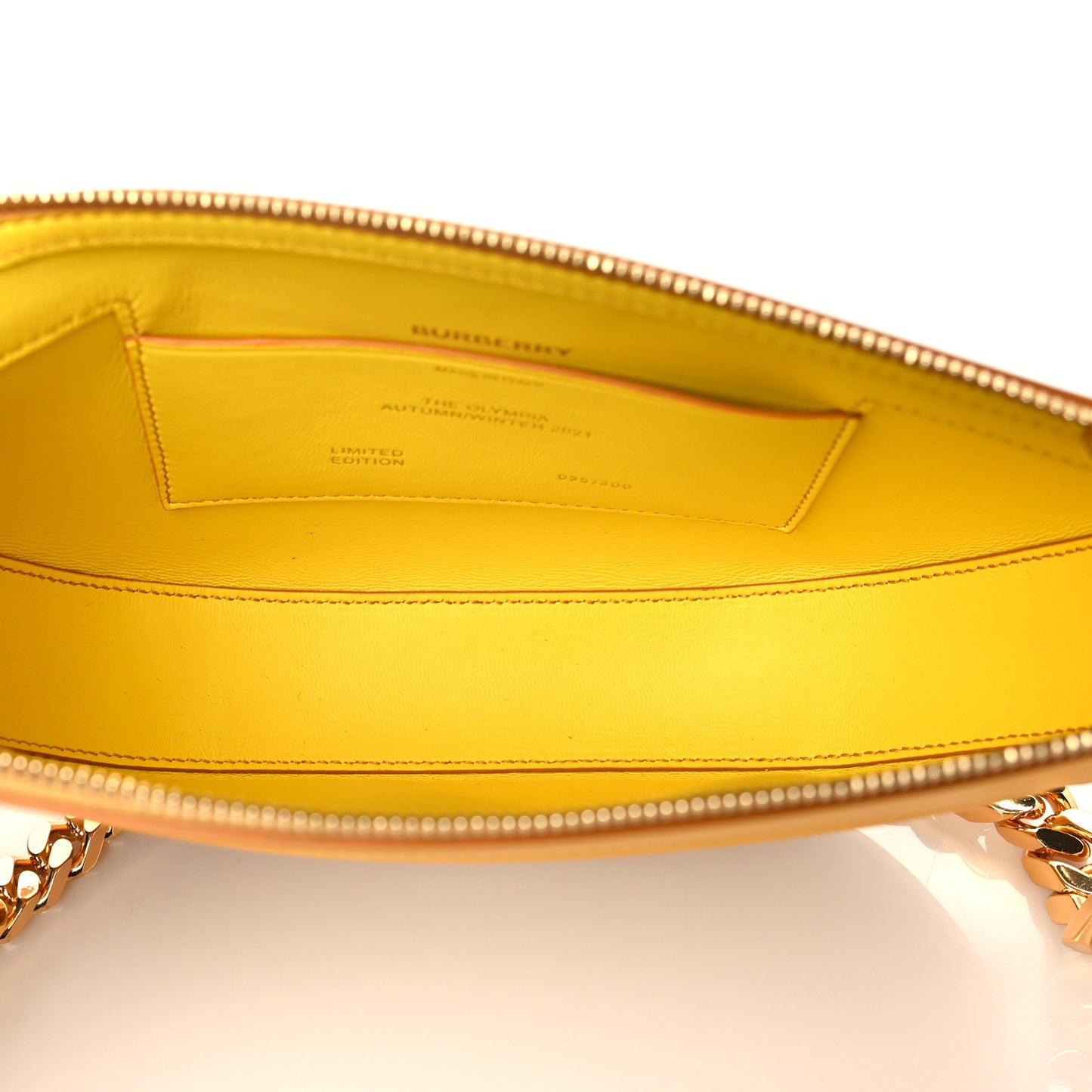Calfskin Small Olympia Chain Shoulder Bag Marigold