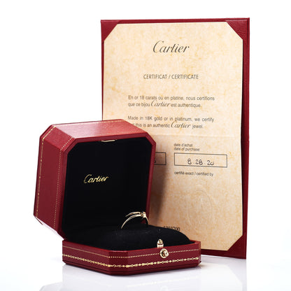Cartier 18K Yellow Gold Small Juste Un Clou Ring 57 8 5 of 5