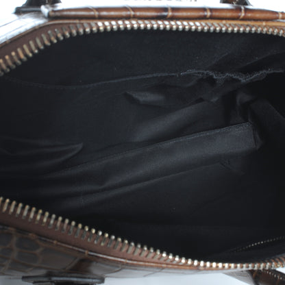 Givenchy Calfskin Crocodile Embossed Medium Antigona Brown 6 of 6
