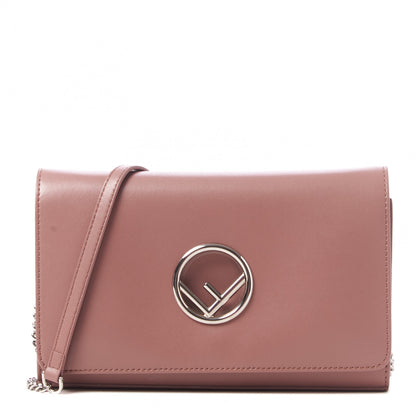 Fendi Vitello Liberty Lucido F is Fendi Wallet on Chain English Rose 1 of 7