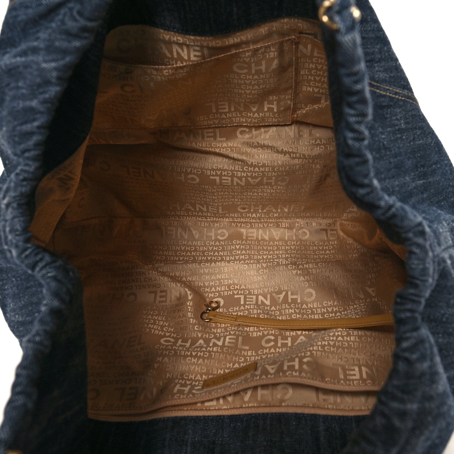 Chanel Denim XL Coco Cabas Tote Blue 6 of 12