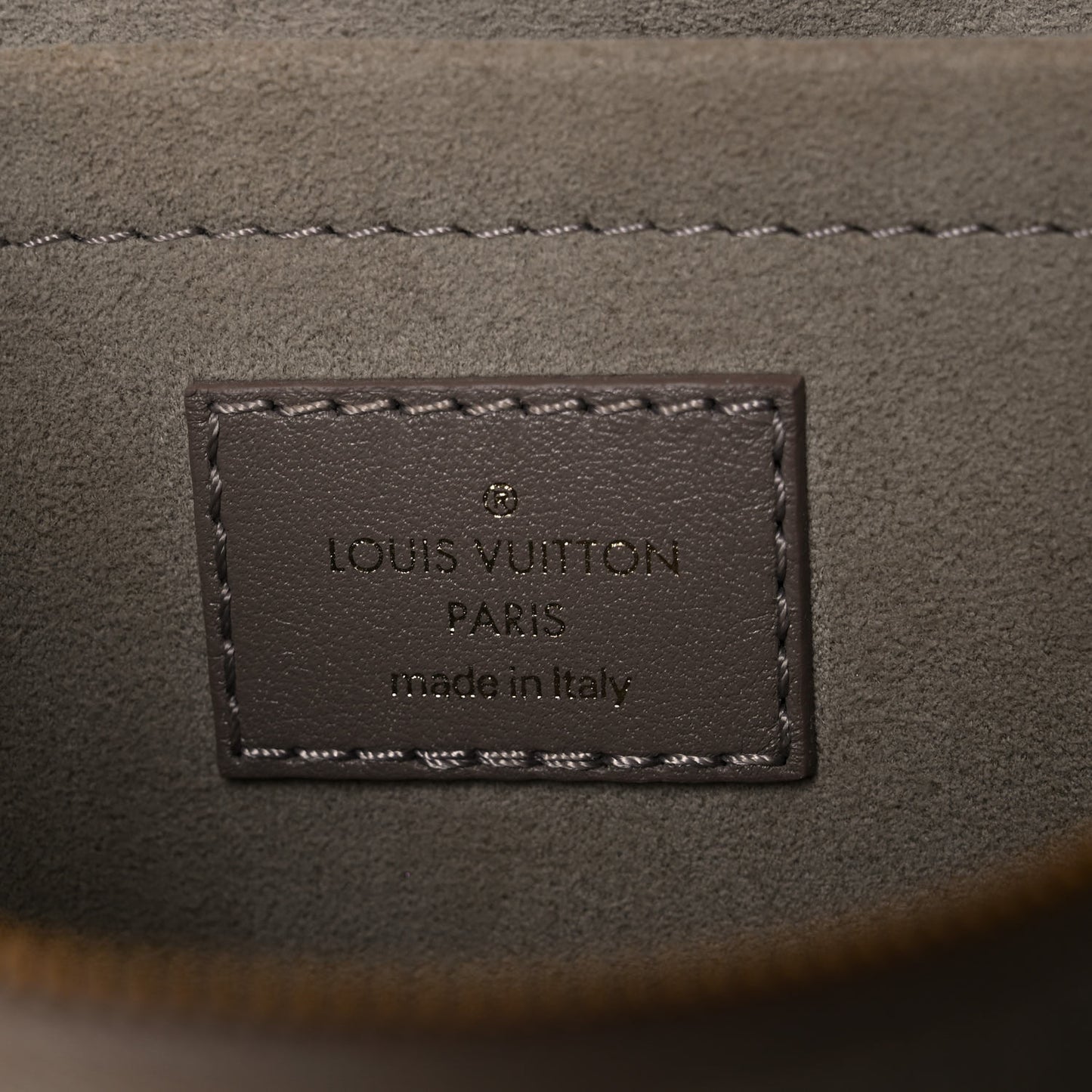 Calfskin LV New Wave Chain Bag Taupe