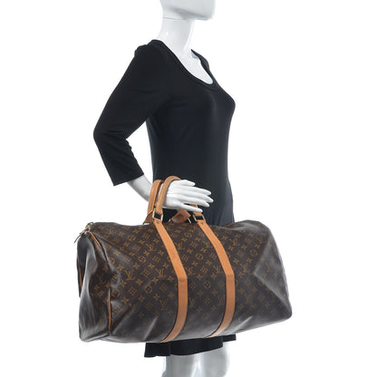 Louis Vuitton Monogram Keepall 50 2 of 17