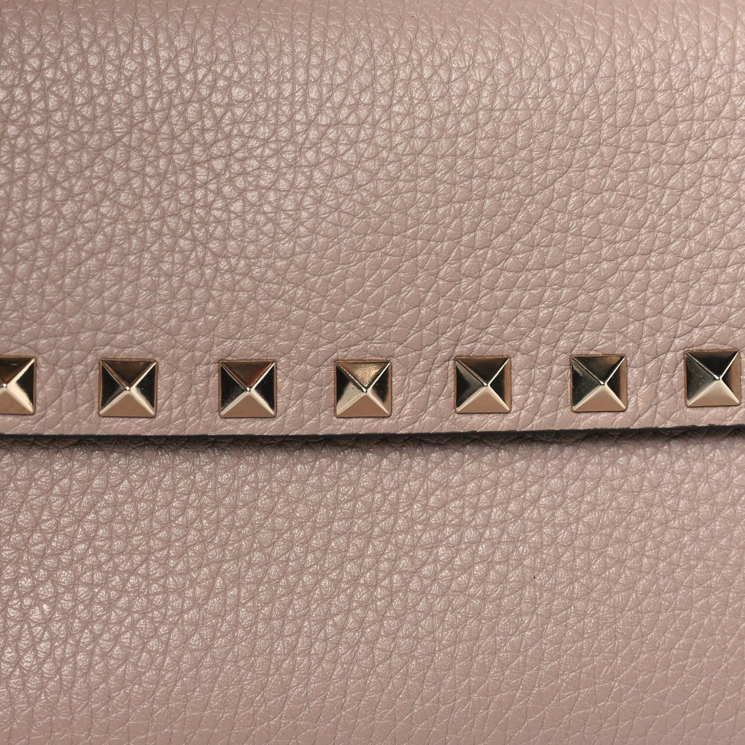 Valentino Garavani Grainy Calfskin Rockstud Crossbody Pouch Poudre 7 of 10