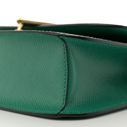 Prada Saffiano Cuir Triangle Embleme Flap Shoulder Bag Mango 10 of 12