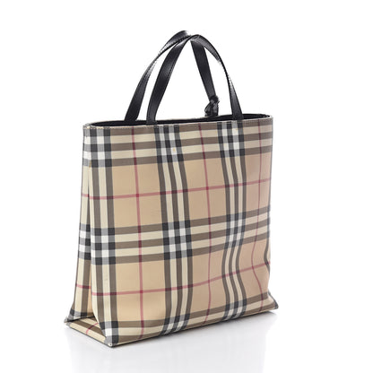 Burberry House Check Medium Tote Black 3 of 10
