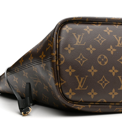 Louis Vuitton Monogram Calfskin Neo Neverfull Inside Out MM Black 9 of 11