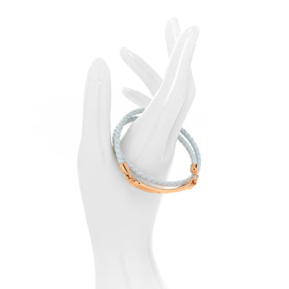 Hermes Swift Roulis Double Tour Bracelet T3 Bleu Brume 2 of 4