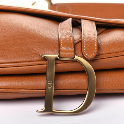 Christian Dior Calfskin Saddle Bag Tan 19 of 27