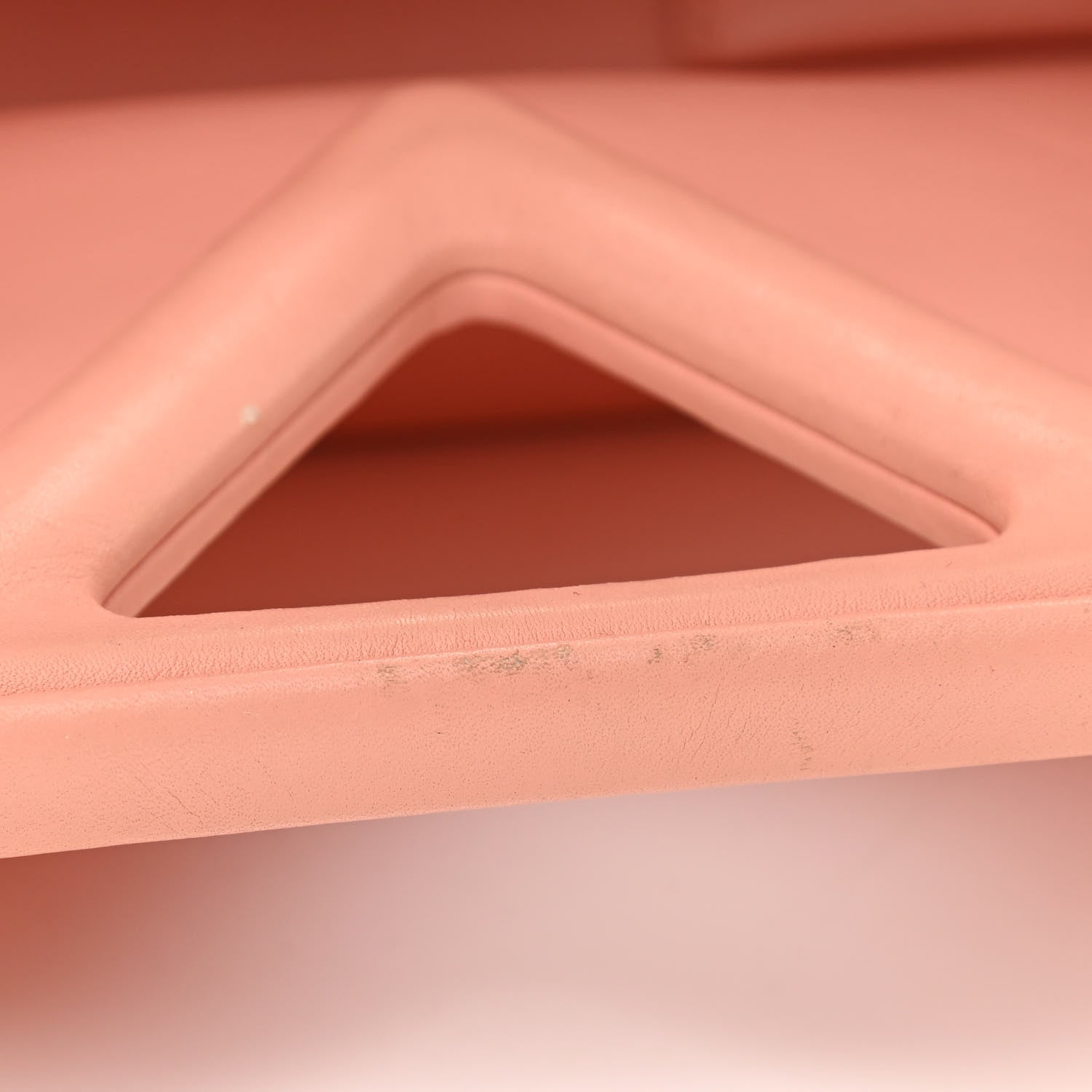 Bottega Veneta Calfskin Small The Point Triangle Bag Peachy 11 of 14