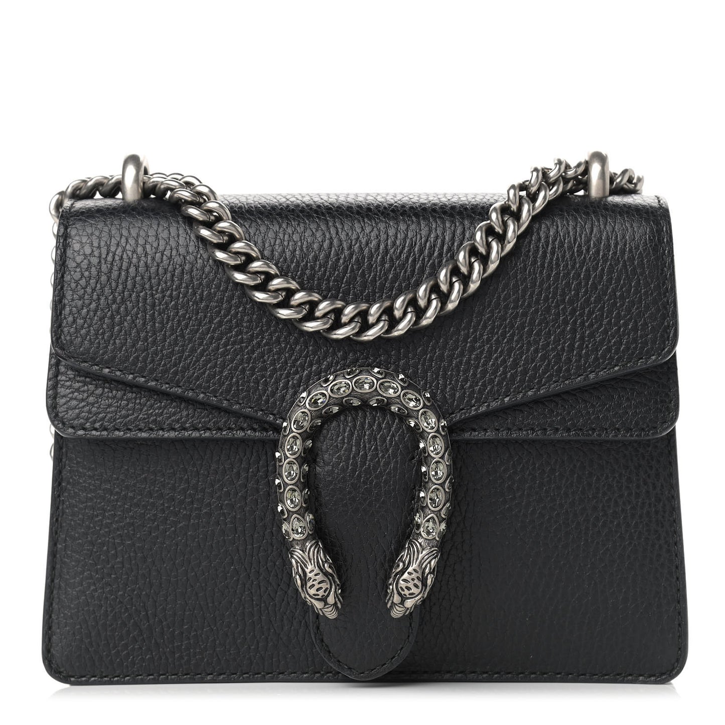 Calfskin Mini Dionysus Shoulder Bag Black