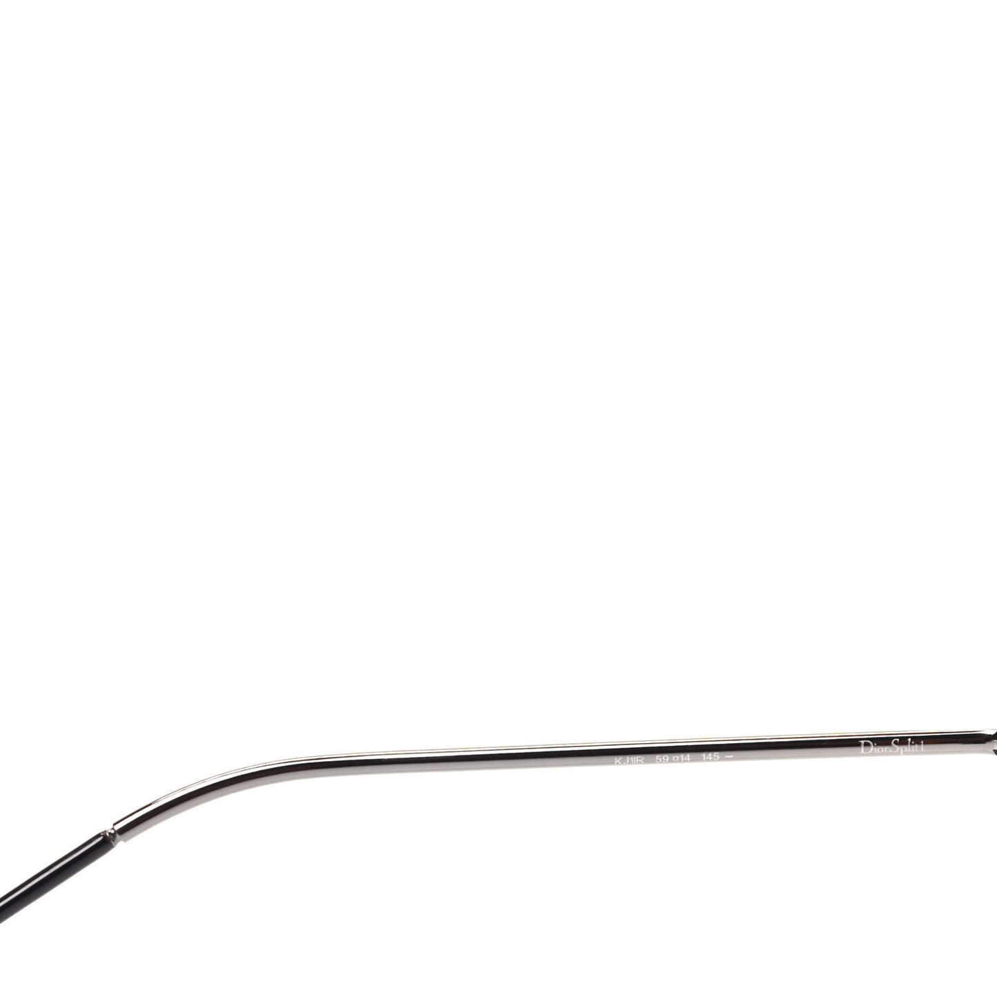 Metal Split 1 Aviator Sunglasses Silver Blue