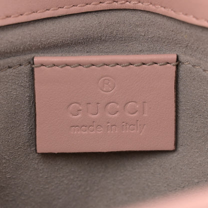 Gucci Calfskin Matelasse Mini GG Marmont Shoulder Bag Perfect Pink 6 of 13