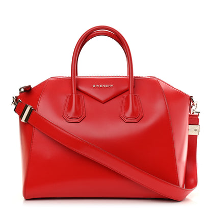 Givenchy Shiny Lord Calfskin Medium Antigona Medium Red 1 of 10