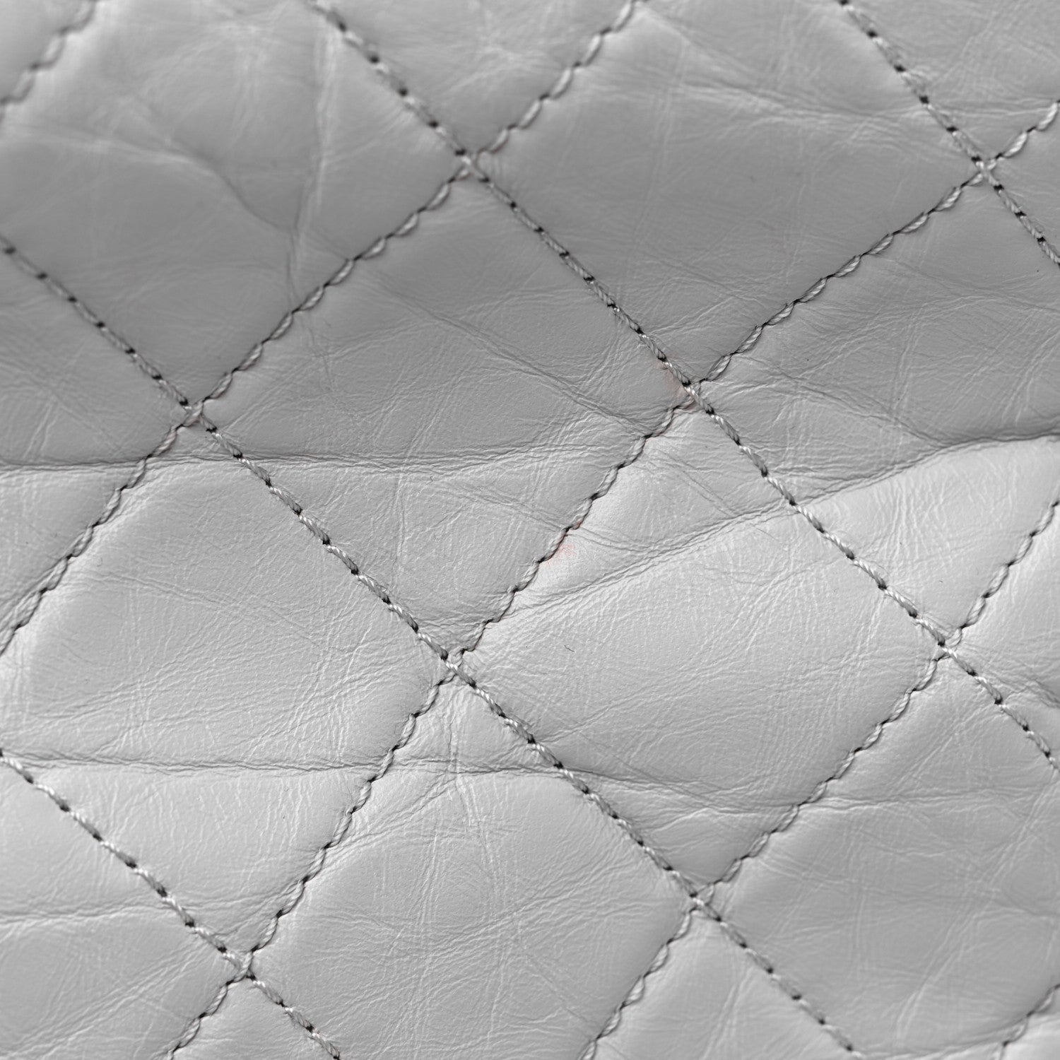 Chanel Aged Calfskin Quilted Medium Gabrielle Hobo Light Grey 10 of 11