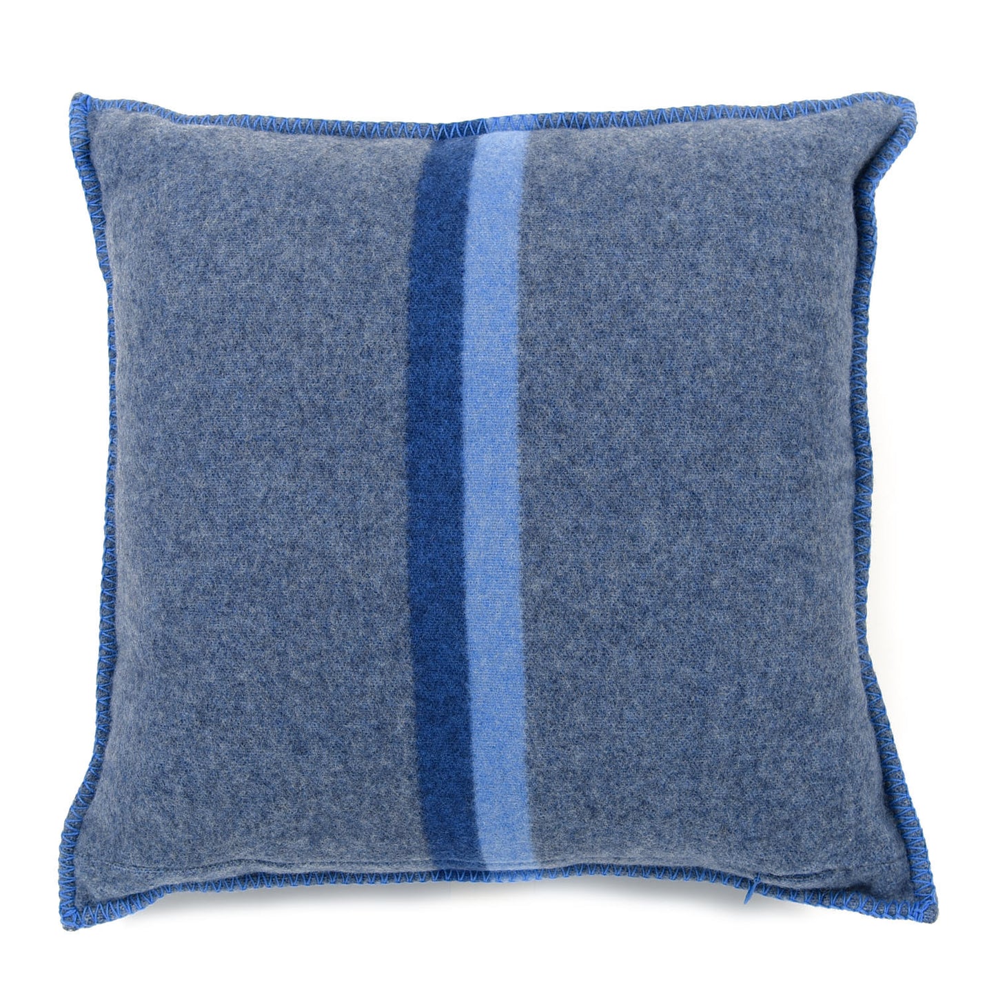 Wool Cashmere Cushion Pillow Blue Gray