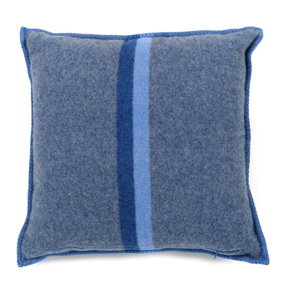 Louis Vuitton Wool Cashmere Cushion Pillow Blue Gray 2 of 3