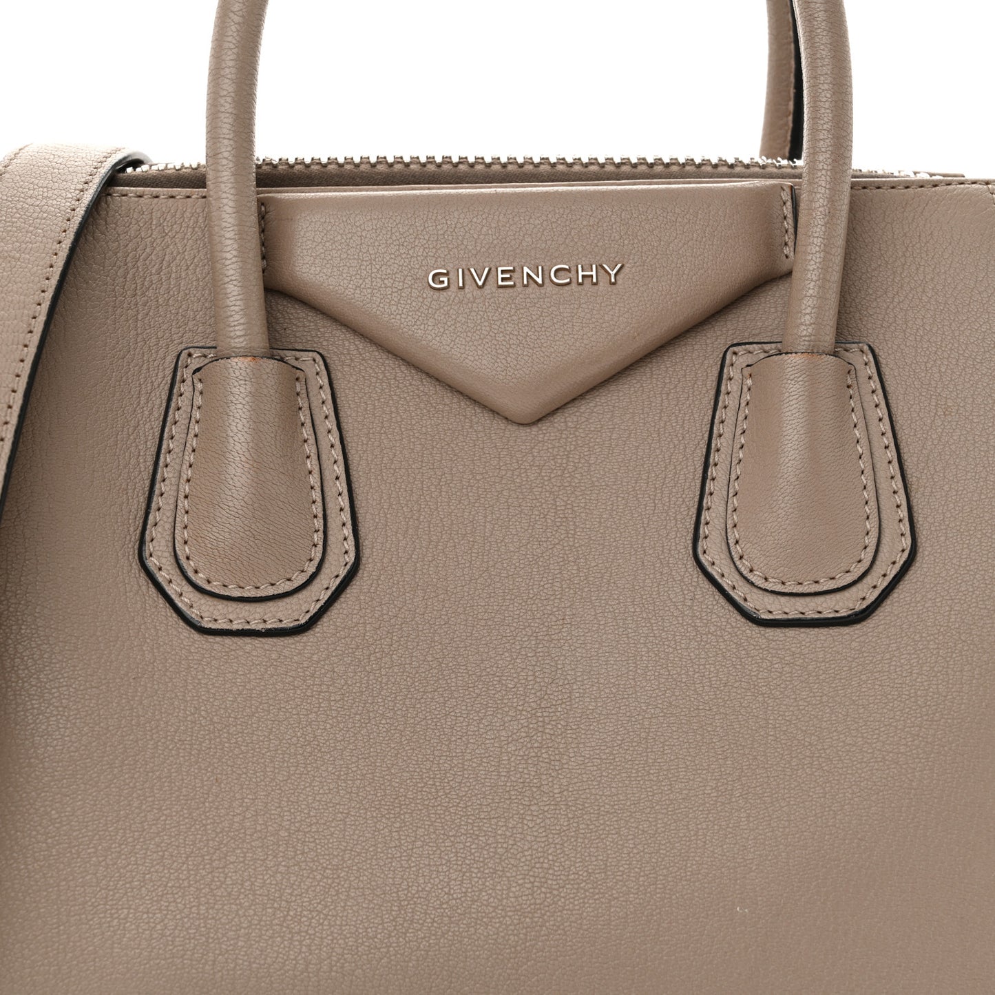 Sugar Goatskin Small Antigona Mastic