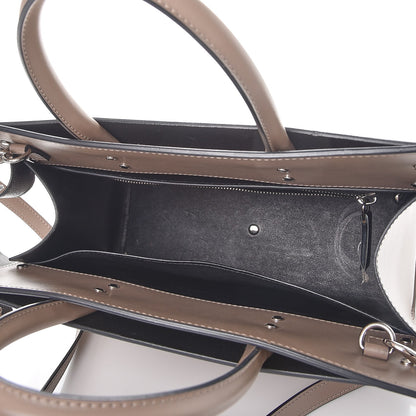 Givenchy Smooth Calfskin Small Horizon Satchel Taupe Grey 5 of 13
