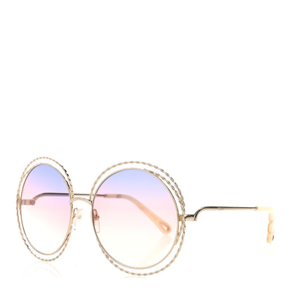 Chloe Oversized Round Carlina Oversized Round Sunglasses CE114ST Rainbow 1 of 6